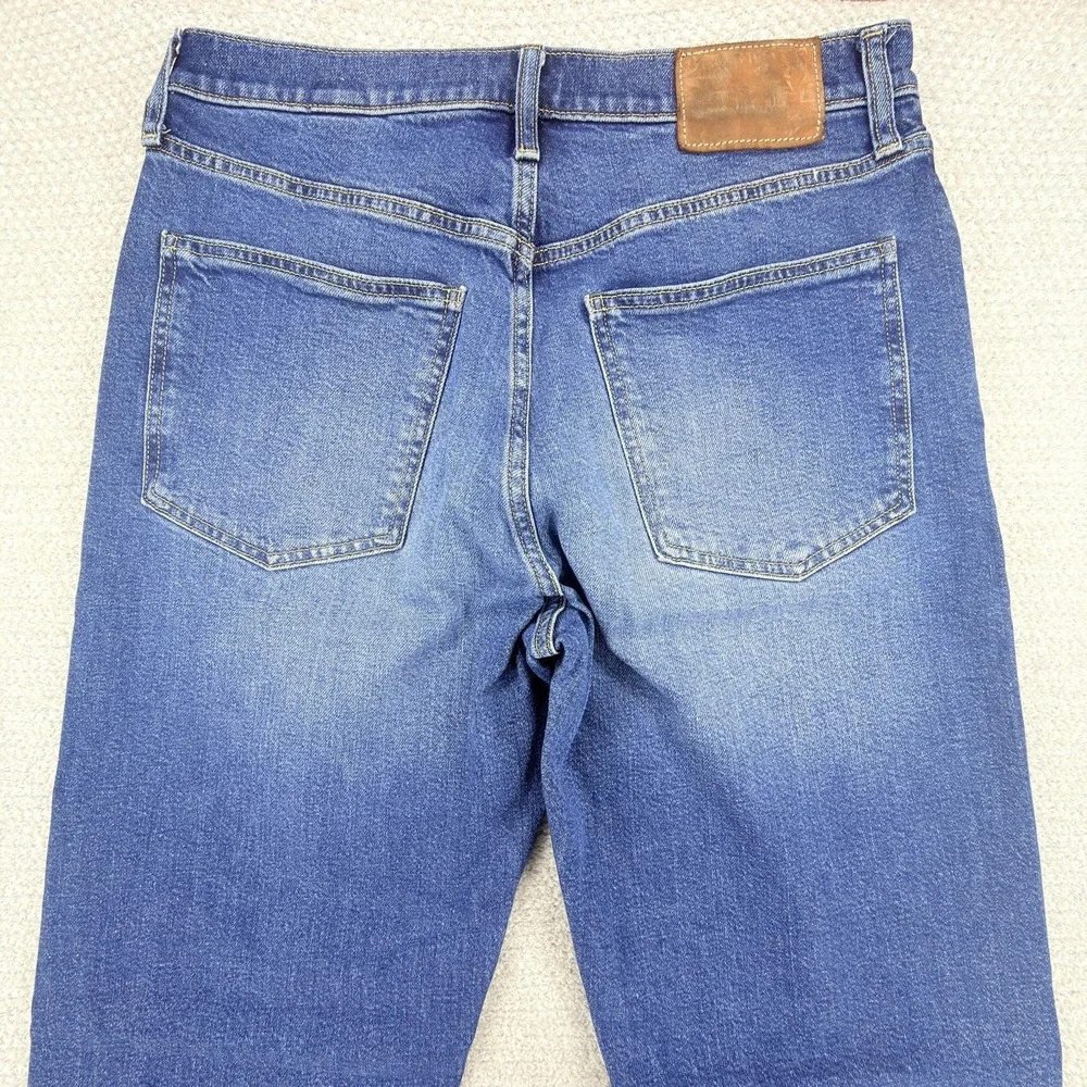 Banana Republic Authentic Straight Jeans Mens 32x32 Medium Wash Stretch Denim